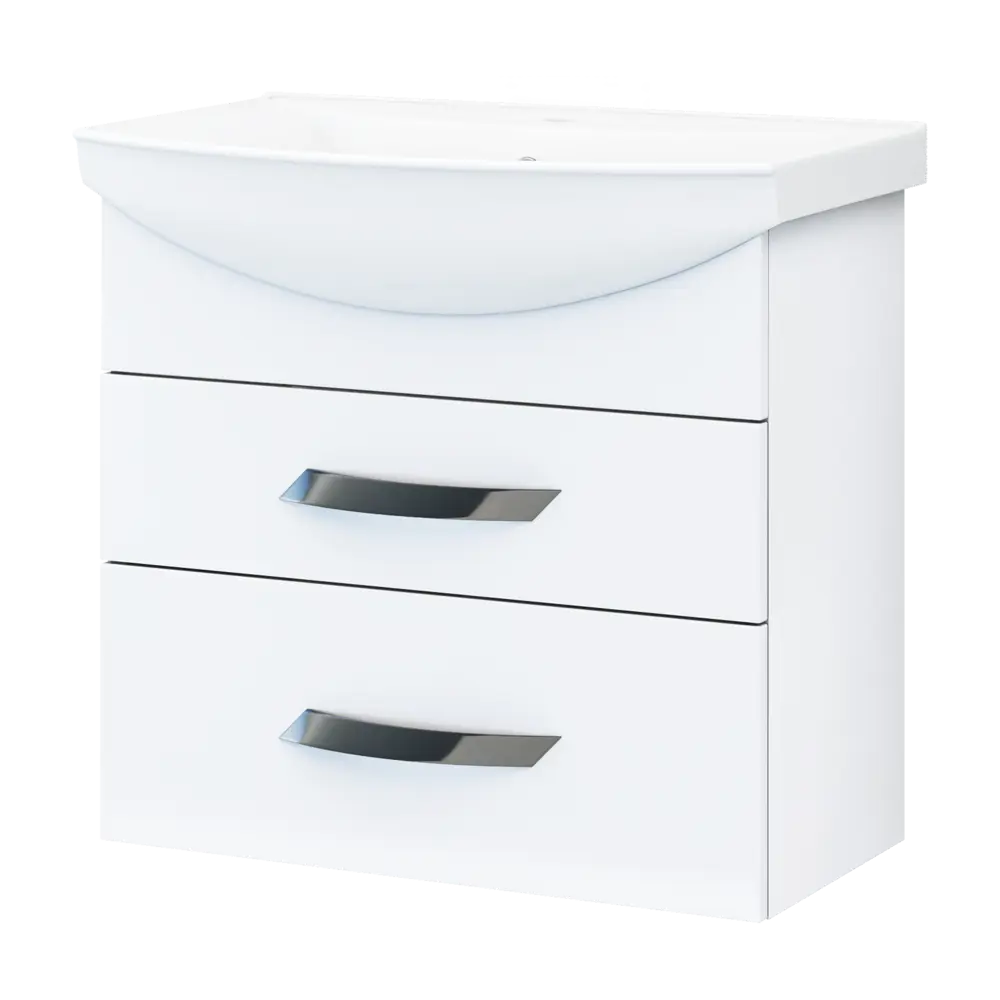 Тумба под раковину Vigo Moss подвесная 65 см, цвет белый STLM-2125273 - Вид №1