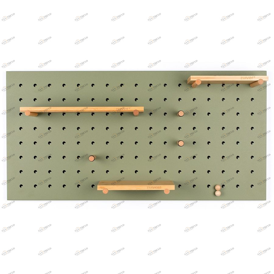 Доска для крючков и полок Bundy, зеленая Zuiver 7900013