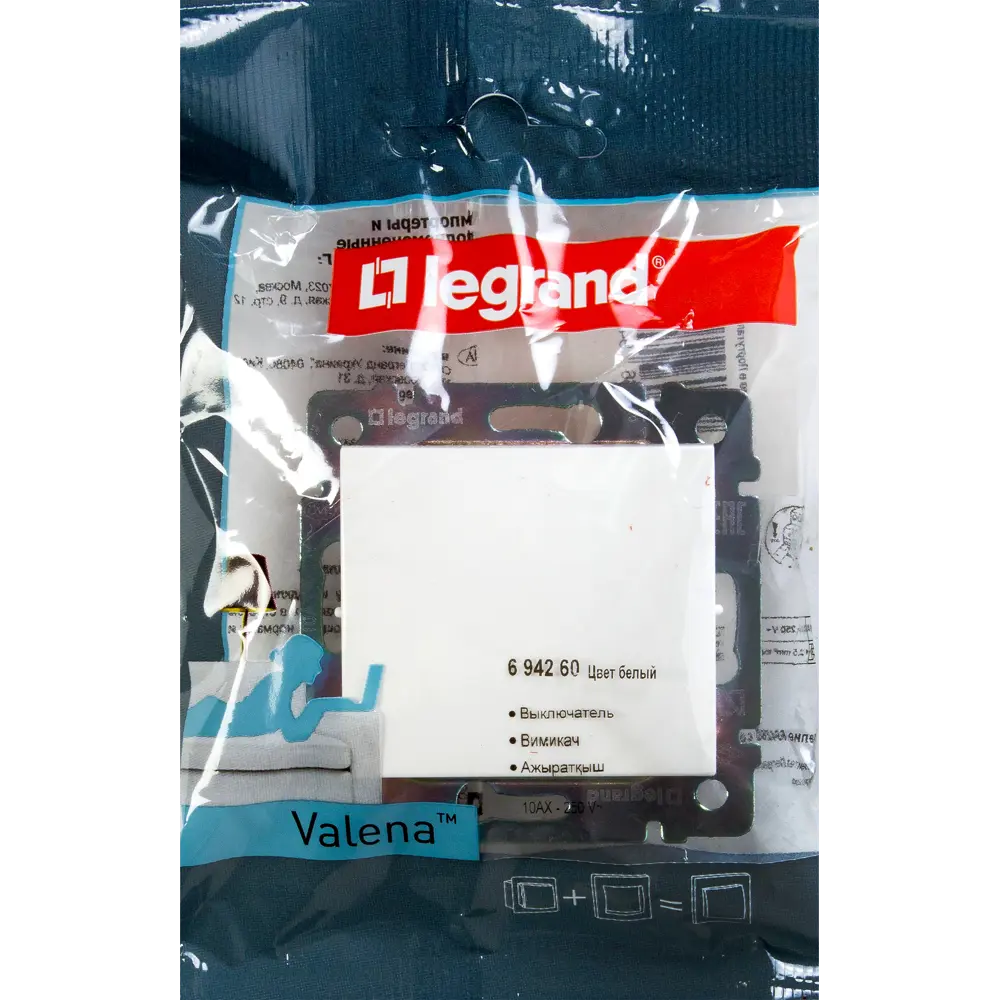 Выключатель Legrand Valena Classic одноклавишный белый для скрытого монтажа 10319672 STLM-0000422 - Вид №7