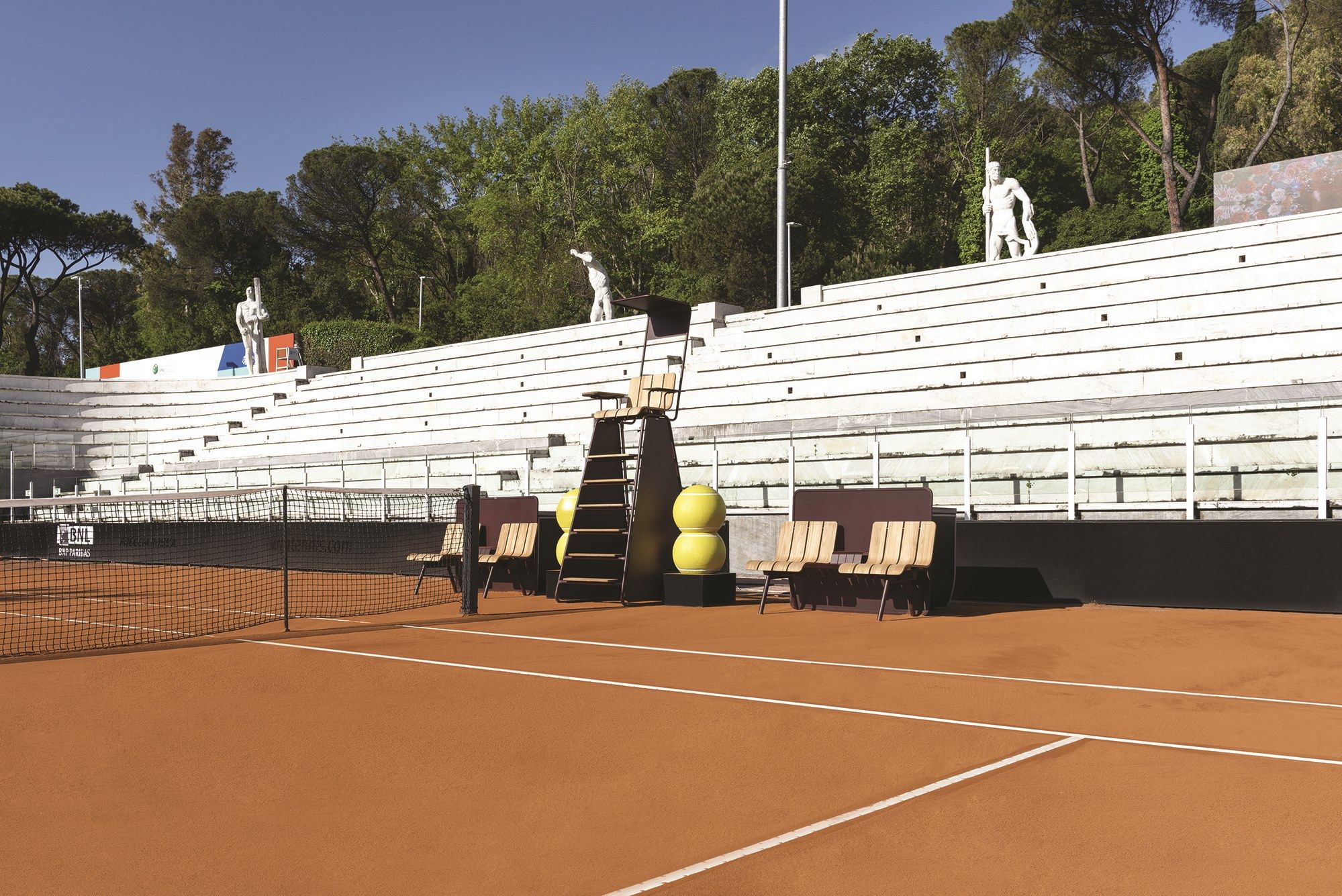 Алюминиевая и деревянная скамья со спинкой Ethimo Ace ARCH-00122616 - Вид №6