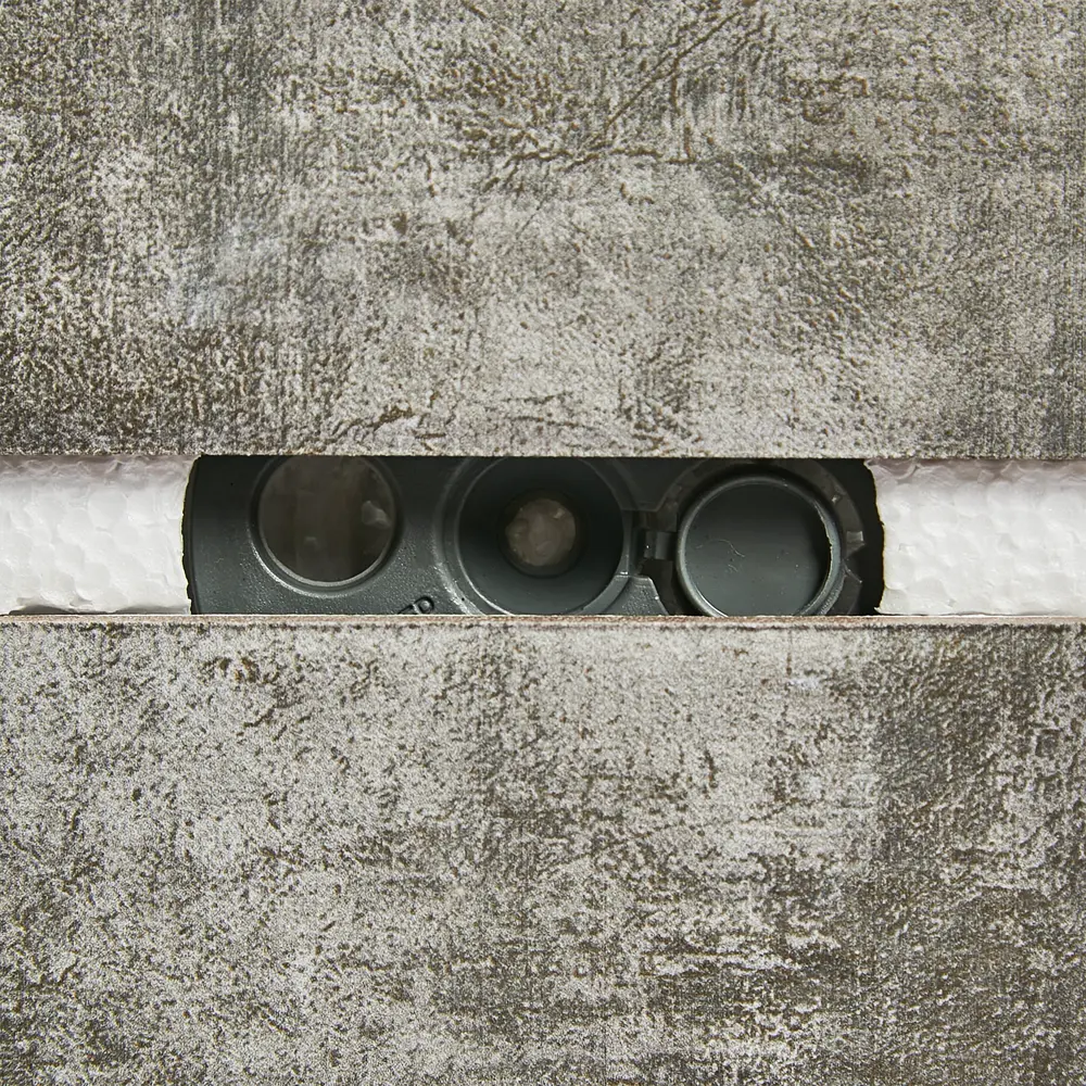 Термопанель наружный угол Мосстрой-31 Brick Wall серый 26x25x41x5 см STLM-2039151 - Вид №3