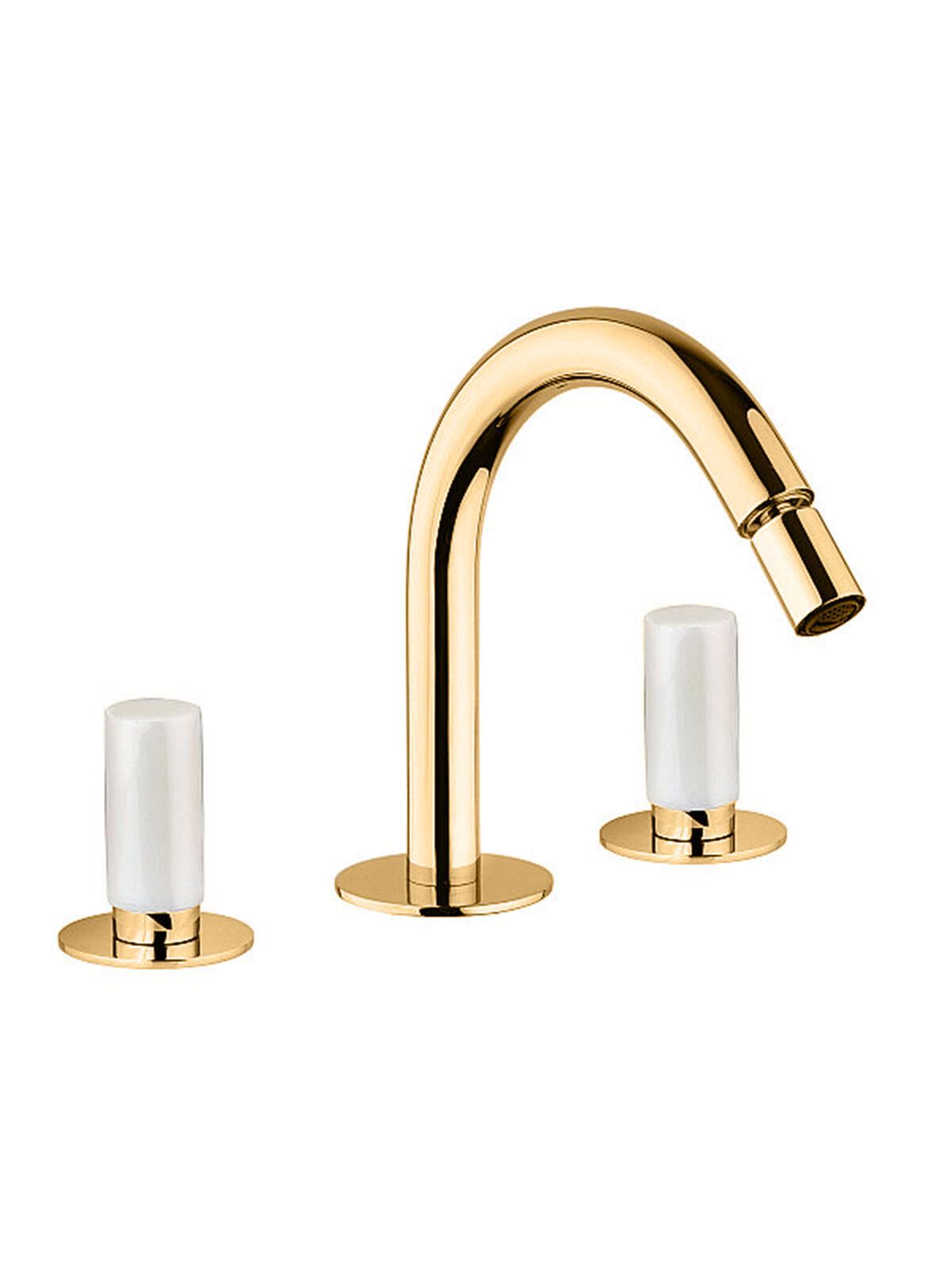 Смеситель для биде с 3 отверстиями и отдельными розетками Rubinetterie Frattini Pepe XL ARCH-00032699 - Вид №12