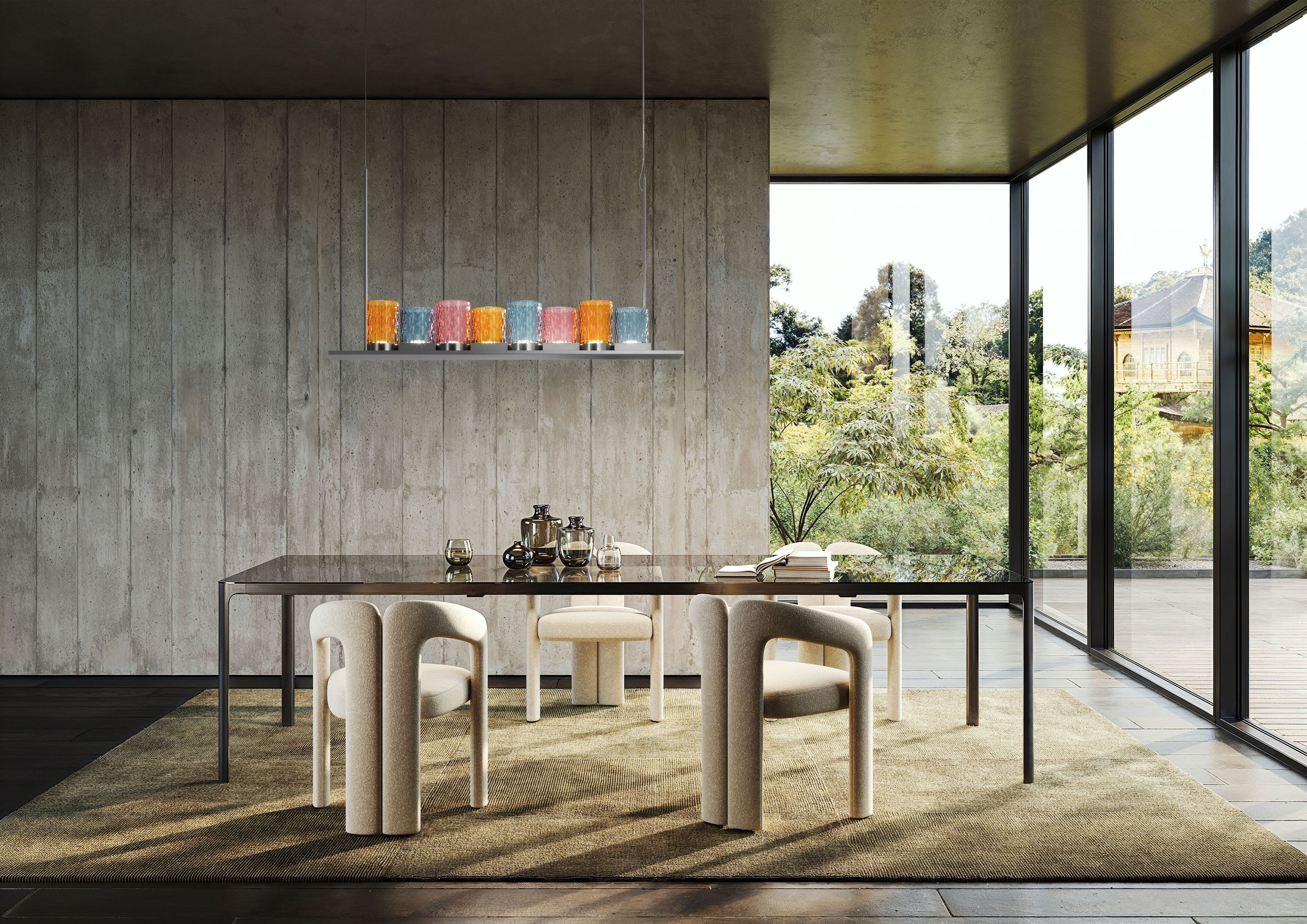 Металлический светодиодный подвесной светильник с кристаллами Italamp Galatea ARCH-00075624 - Вид №2