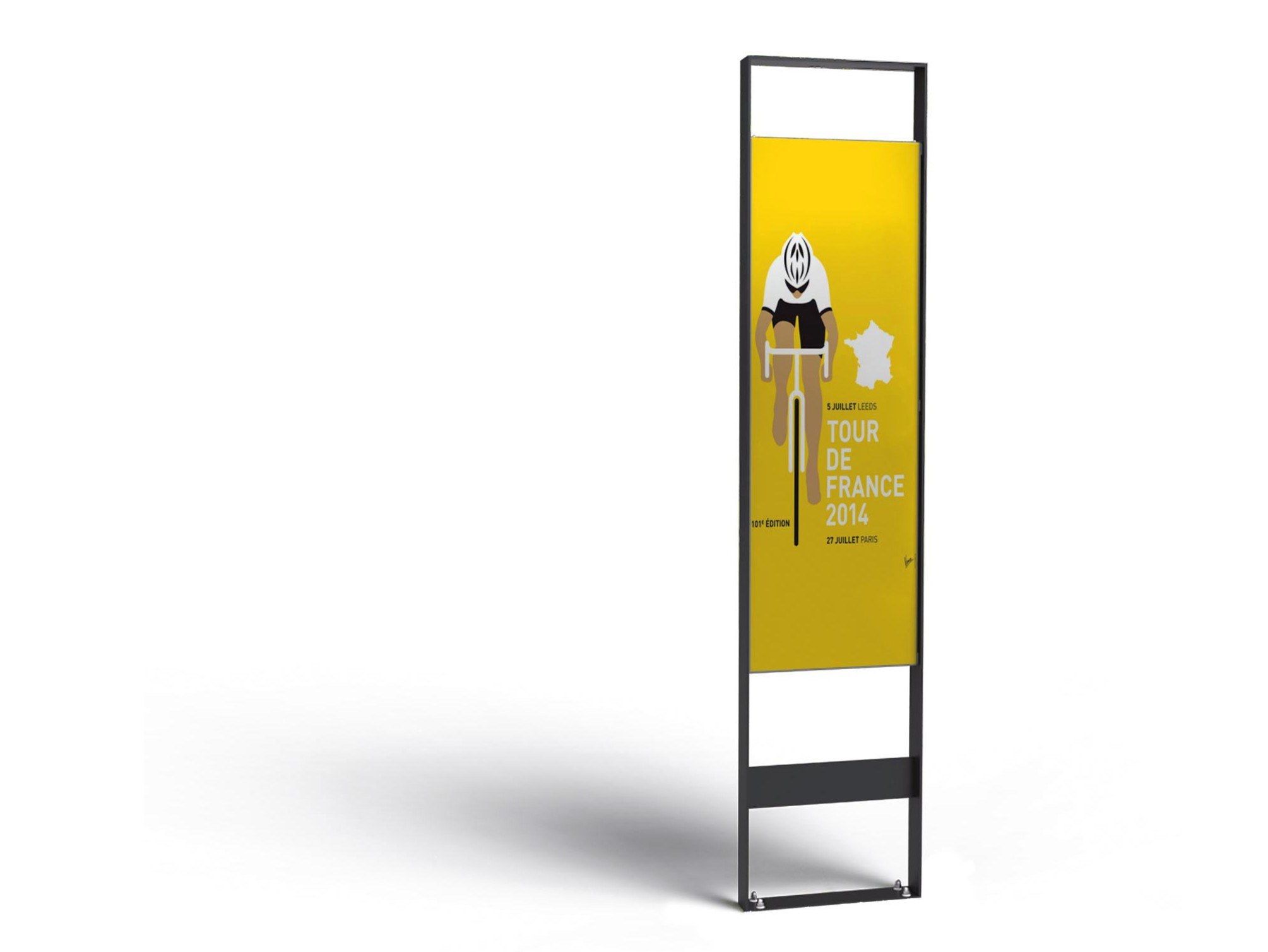 Стальная двухсторонняя доска объявлений для общественных мест Metalco SENNA ARCH-00035474