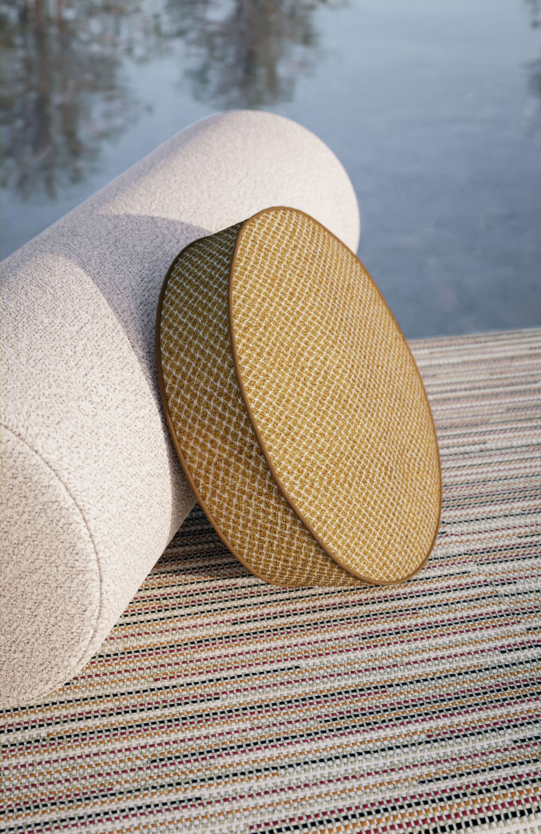 Полипропиленовая ткань с графическим рисунком для наружного применения Casamance West Bay ARCH-00133013