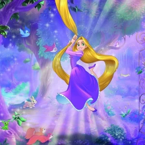 8-451-Rapunzel Фотообои Komar Disney 3.68х2.54 м