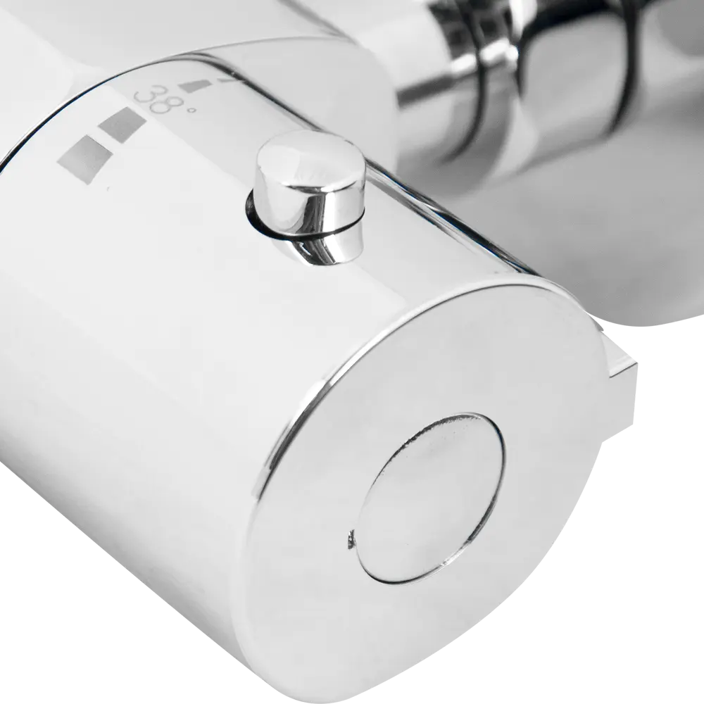 Смеситель для ванны Swedbe Titan термостат двухвентильный цвет хром STLM-2154832 - Вид №2