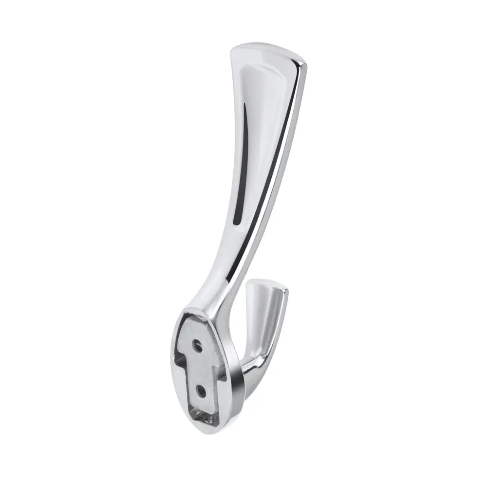 Крючок мебельный двухрожковый Edson 9303-N00-CHR ЦАМ хром STLM-2114390 - Вид №3