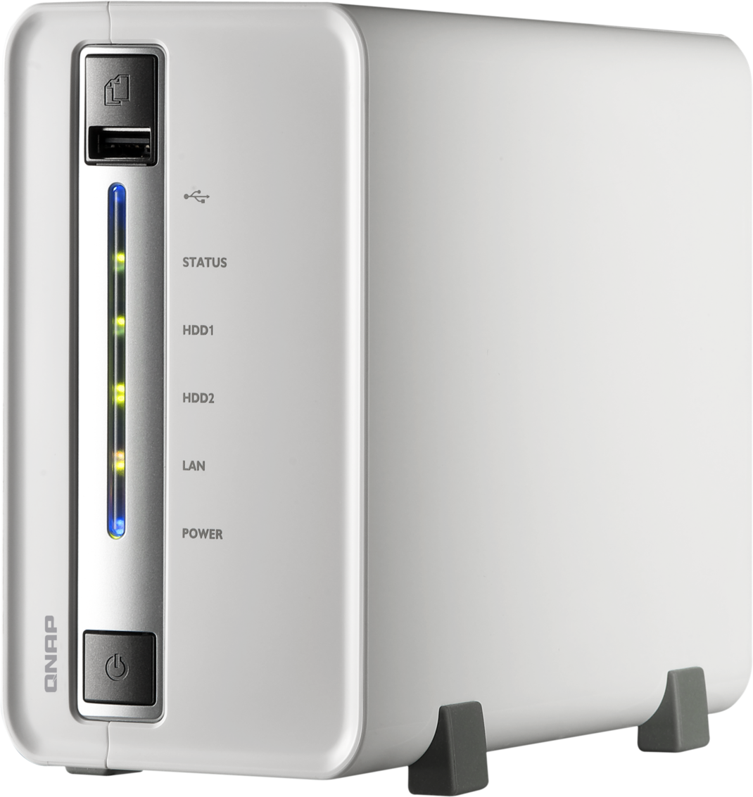 VS-2108L Smb nvr, 8 channels, 2-tray w/o hdd. marvell 1,6 ghz QNAP Santreyd 