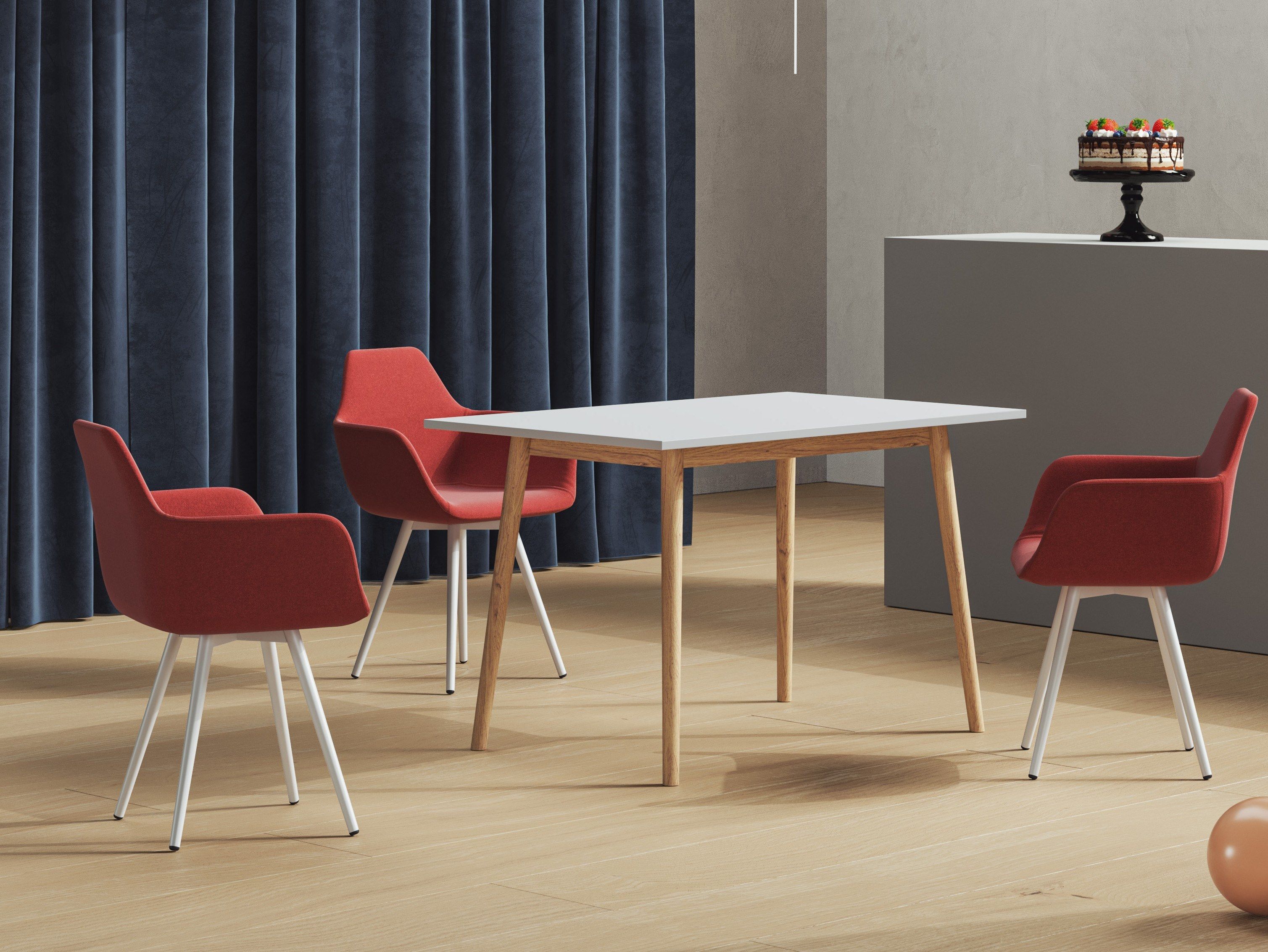 Прямоугольный стол из бука ALMA DESIGN Вирна ARCH-00128143 - Вид №1