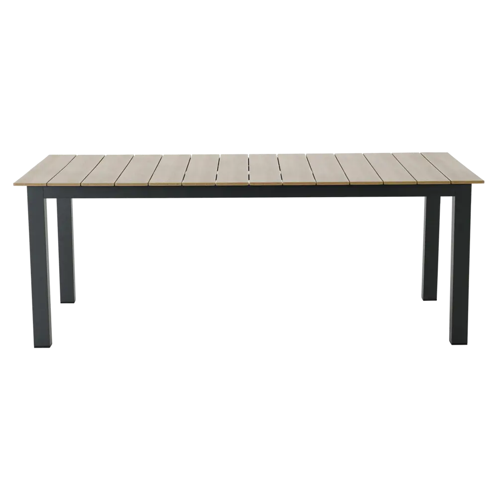 Стол садовый Naterial Clara 200x100x75 см алюминий цвет коричнево-серый STLM-2151228 - Вид №1