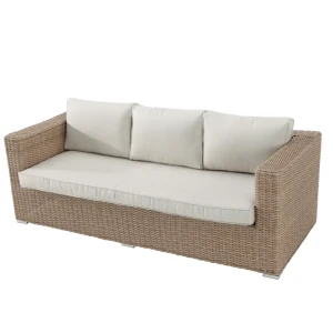 Диван садовый Alu трёхместный, цвет бежевый