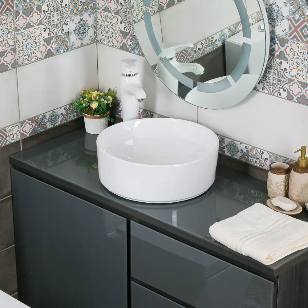 Мини-раковина Melana MLN-320340 накладная белая STLM-2146541 - Вид №6