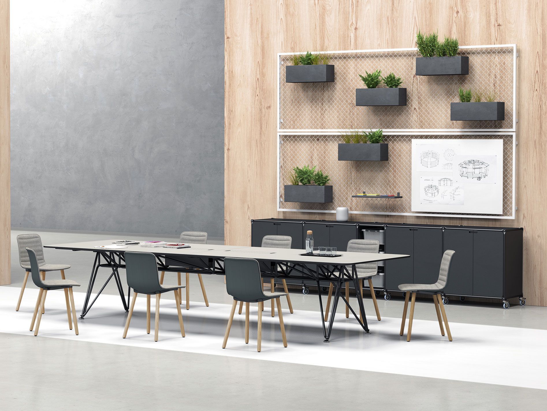 Прямоугольный стол для совещаний System 180 K Table System ARCH-00125059 - Вид №2