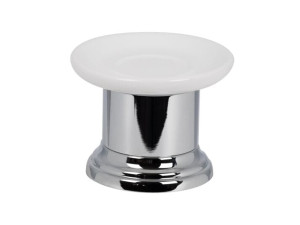 Держатель для мыла из латуни и керамики