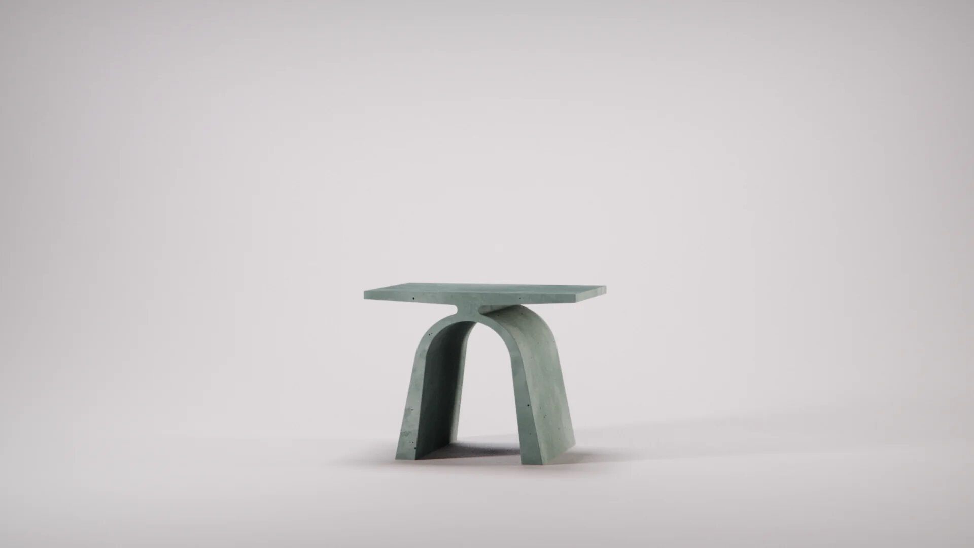 Прямоугольный бетонный журнальный столик Forma&Cemento Abecedario ARCH-00130294 - Вид №6