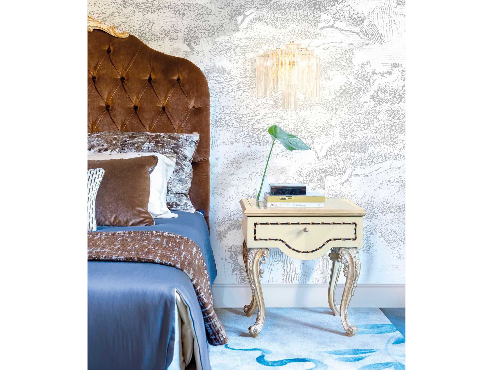 Двуспальная кровать с капитонным изголовьем Bellotti Ezio Charming ARCH-00132454 - Вид №5