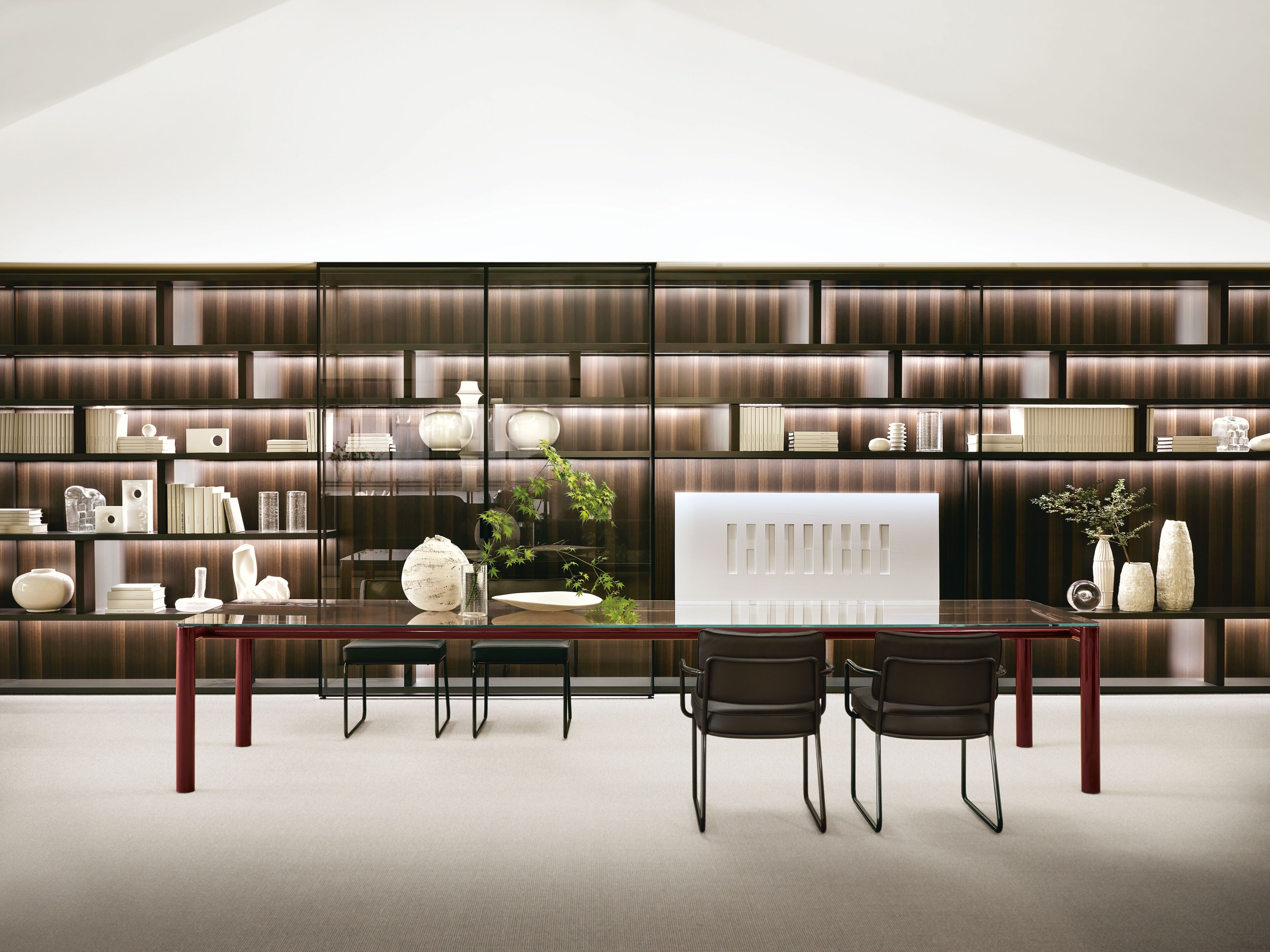 Кожаный стул с подлокотниками Porro SIXTE ARCH-00051615 - Вид №4