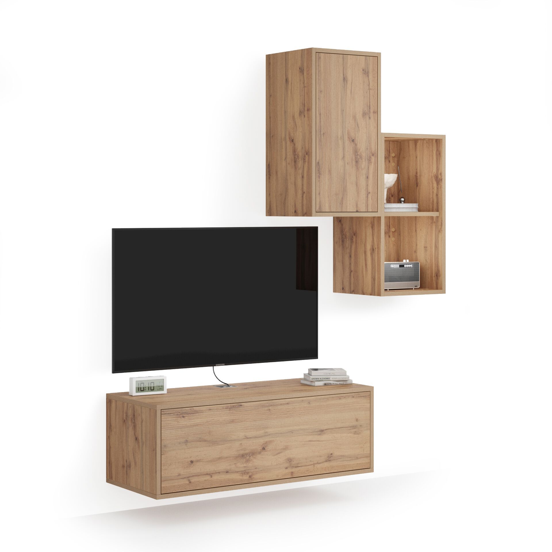 Модульная оборудованная стена установленная стеной в меламинированном Mobili Fiver IACOPO ARCH-00070420 - Вид №19