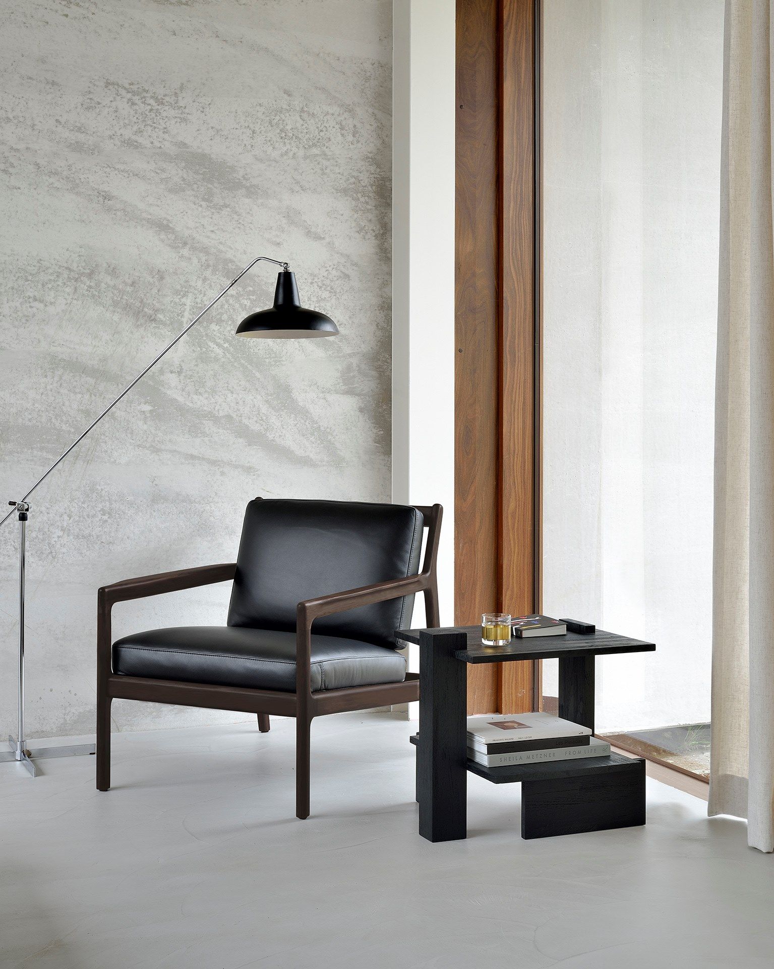 Кожаное кресло с подлокотниками Ethnicraft Джек ARCH-00135812 - Вид №10