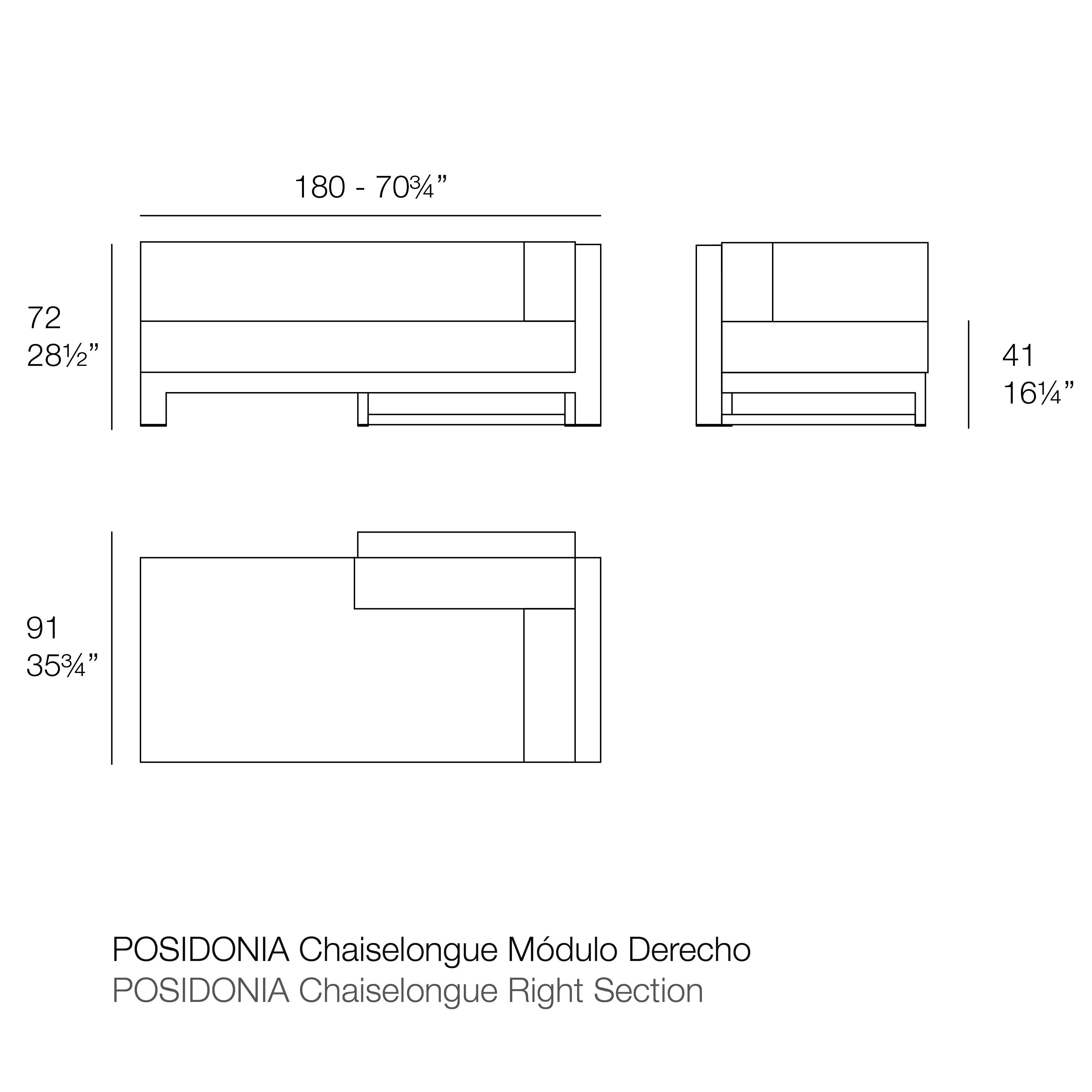 Ткань сад диван Vondom Posidonia ARCH-00099836 - Вид №9