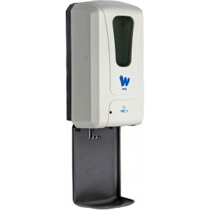 PW-1408S WHS Автоматический сенсорный дозатор для антисептика (с UV установкой), с каплеуловителем,пластиковый, 1200 мл, PW-1408S белый