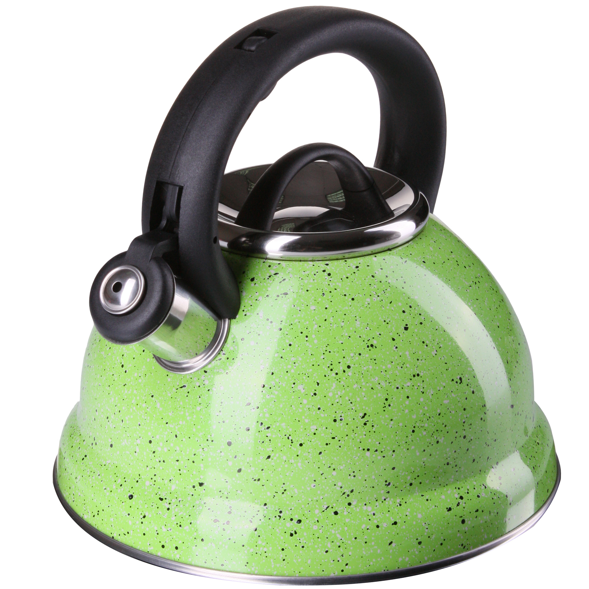90169085 Чайник для плиты со свистком 2.8 л нержавеющая сталь зеленый STLM-0122122 MAYER&BOCH