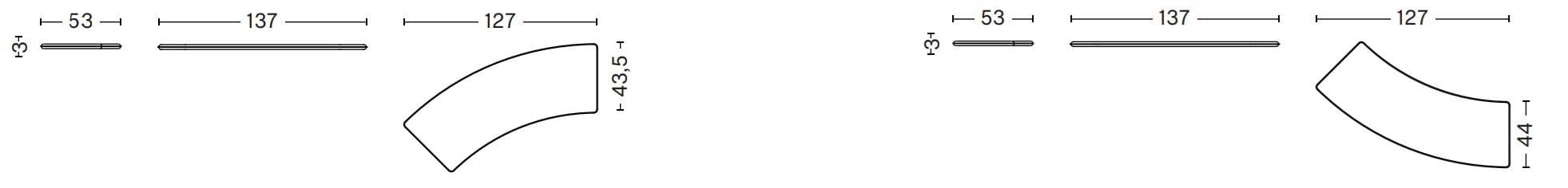 Олефиновая однотонная подушка для наружного применения Hay Palissade ARCH-00076844 - Вид №40