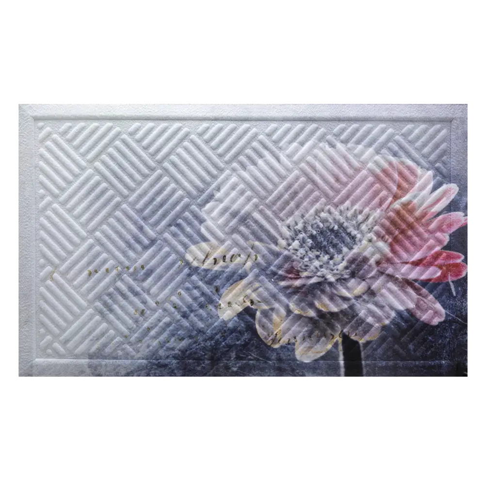 Коврик Inspire Embo Flower 45x75 см резина STLM-2043527 - Вид №1