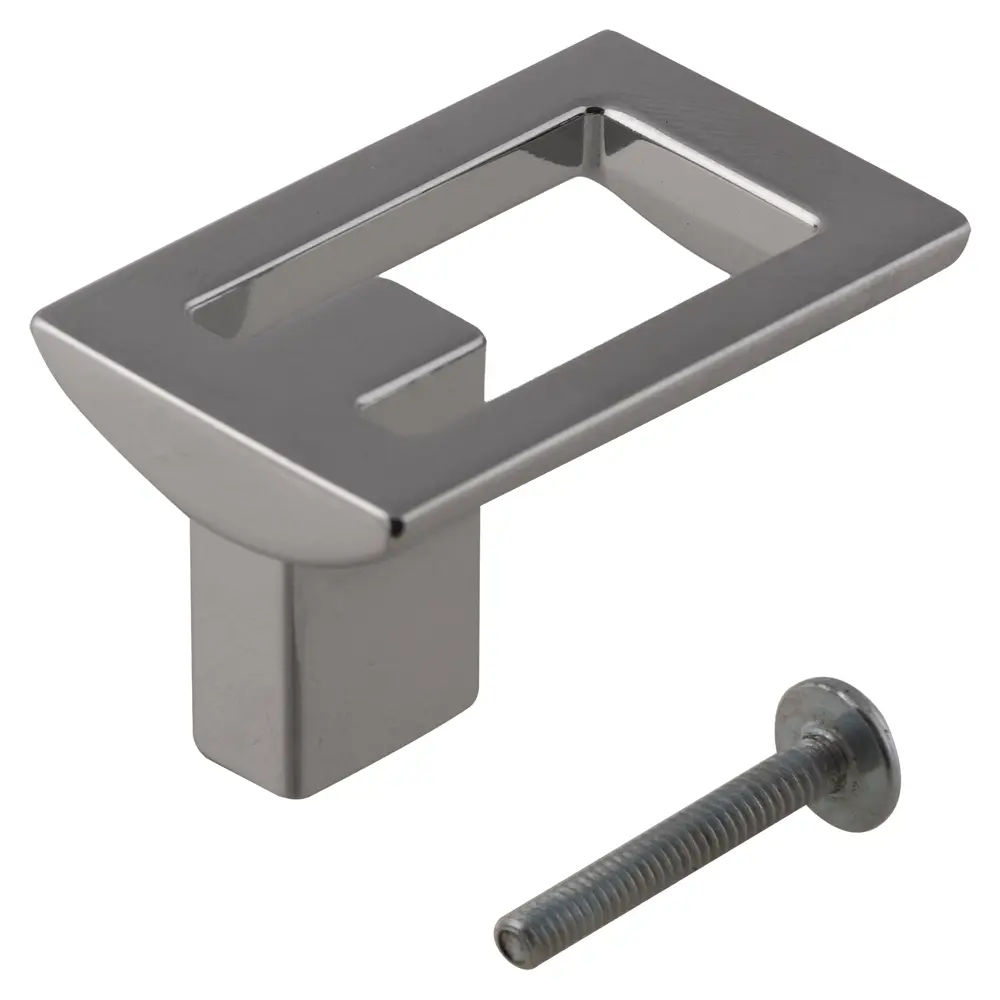 Мебельная ручка-кнопка Gamet GS15-G0004 цвет глянцевый хром 14260276 STLM-2166140  - Вид №1