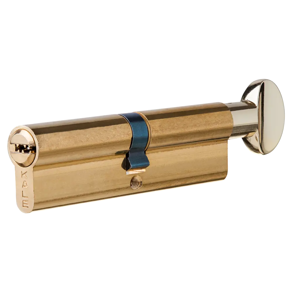 Цилиндр Kale 164SM-100-C-BP, 45х45 мм, ключ/вертушка, цвет золото 82394787 STLM-2046066 