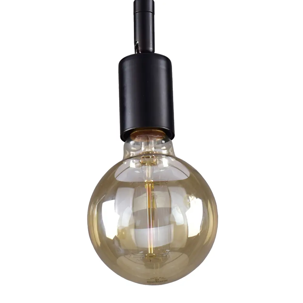 Люстра потолочная Реал 3 лампы 10 м² цвет черный РОССВЕТ STLM-2025366 - Вид №4