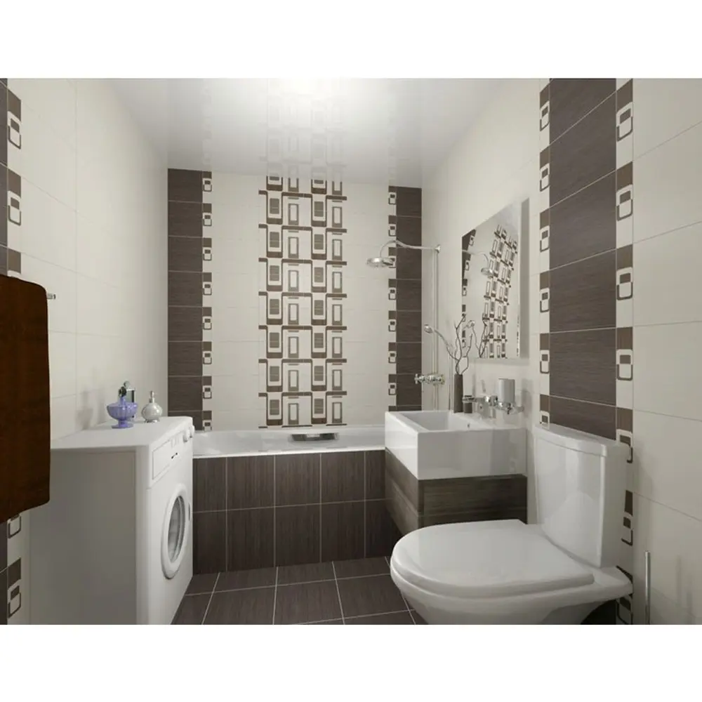 Плитка настенная Golden Tile «Вельвет» 25х33 см 1.65 м2 цвет коричневый STLM-2007233 - Вид №3