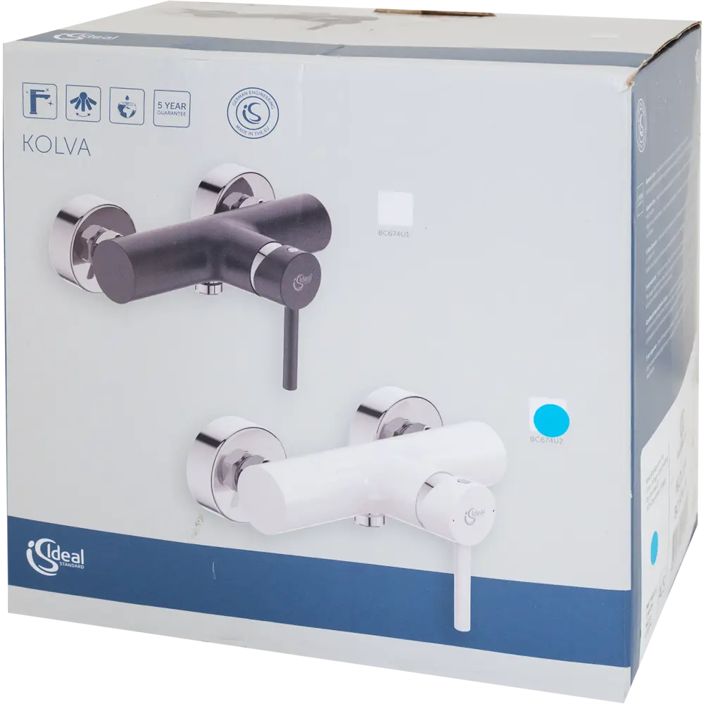 Смеситель для душа Ideal Standard Kolva однорычажный цвет белый STLM-2068993 - Вид №4