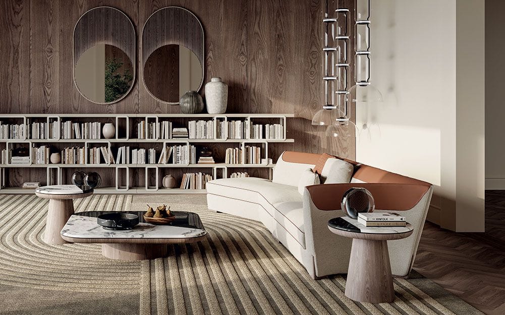 Круглый мраморный журнальный столик Vittoria Frigerio ADAMI ARCH-00055768 - Вид №2