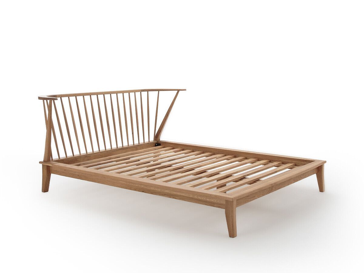 Дубовая двуспальная кровать AMPM CASPIAN ARCH-00093602 - Вид №7