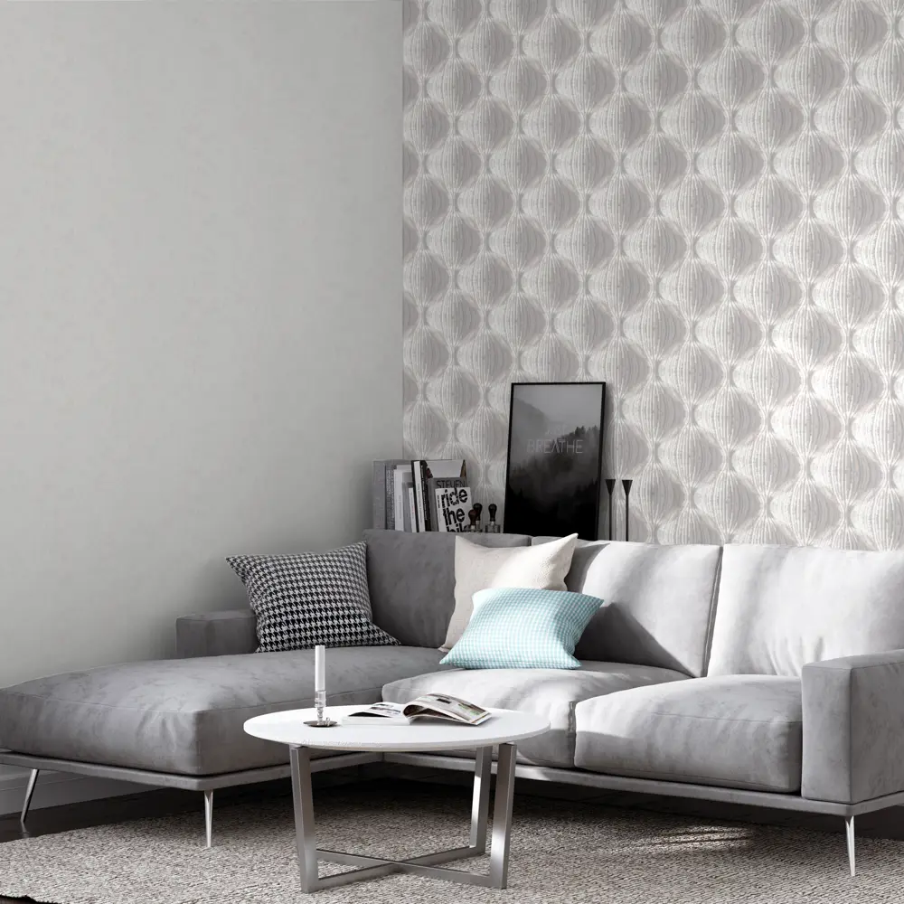 Обои флизелиновые Home Color Atmosphere бежевые 1.06 м HC71660-24 STLM-2056524 - Вид №3