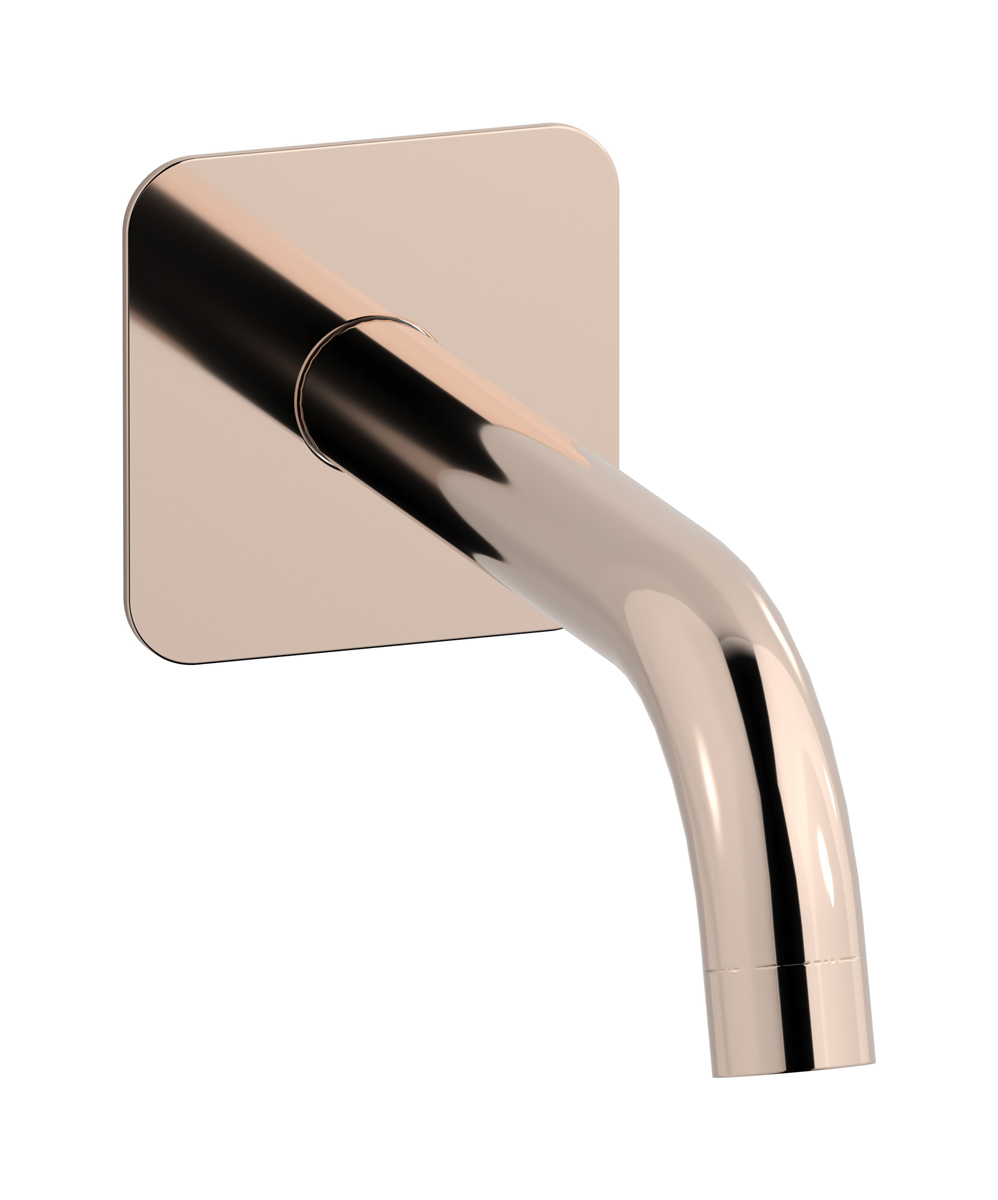 Длинный настенный излив для ванны WE ARE IB mt328rs_22 Rose Gold MilanoTorino 