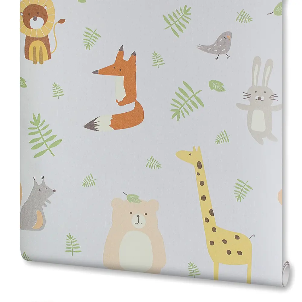 Обои флизелиновые Московская Обойная Фабрика белые 0.53 м 640902-1 Детские STLM-2115325