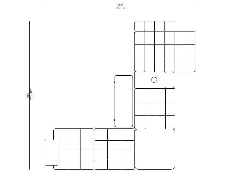 Модульный тканевый диван Enne Сохо ARCH-00066683 - Вид №10