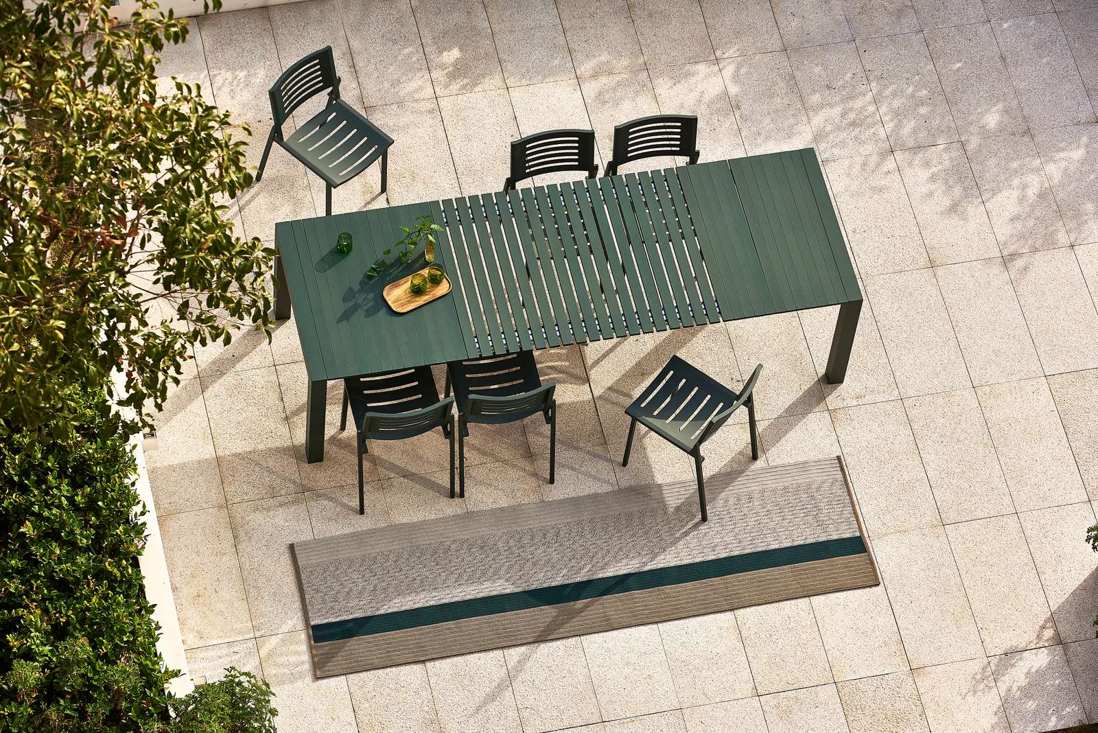 Алюминиевый выдвижной садовый стол Mindo Mindo 111 ARCH-00003824 - Вид №2