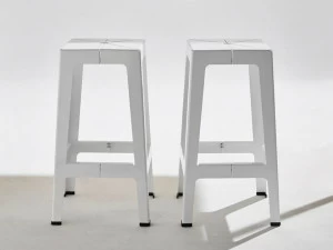 DesignByThem Барный стул из нержавеющей стали с подставкой для ног Tuck
