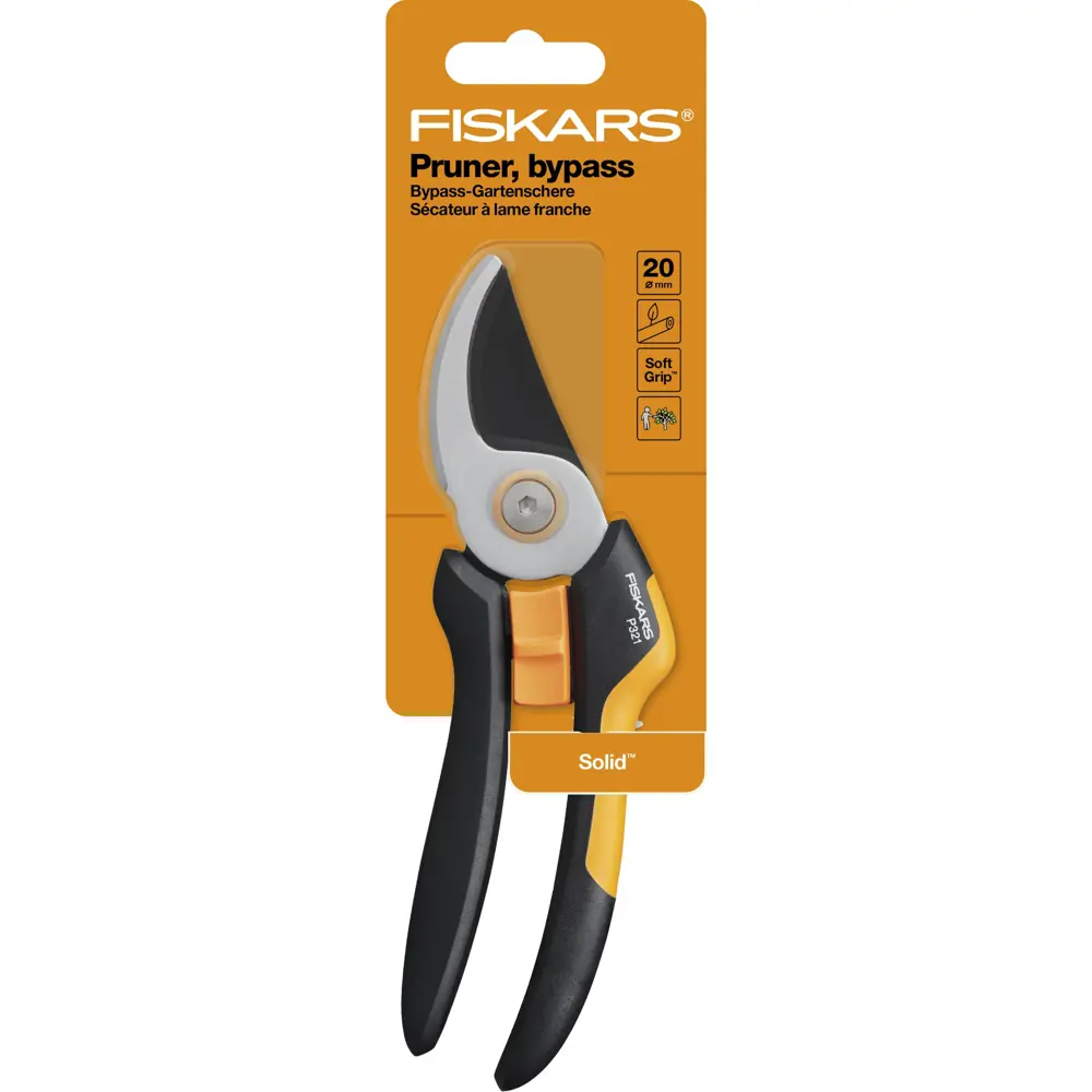Секатор садовый Fiskars Solid P321 ø20 мм STLM-2013803 - Вид №3