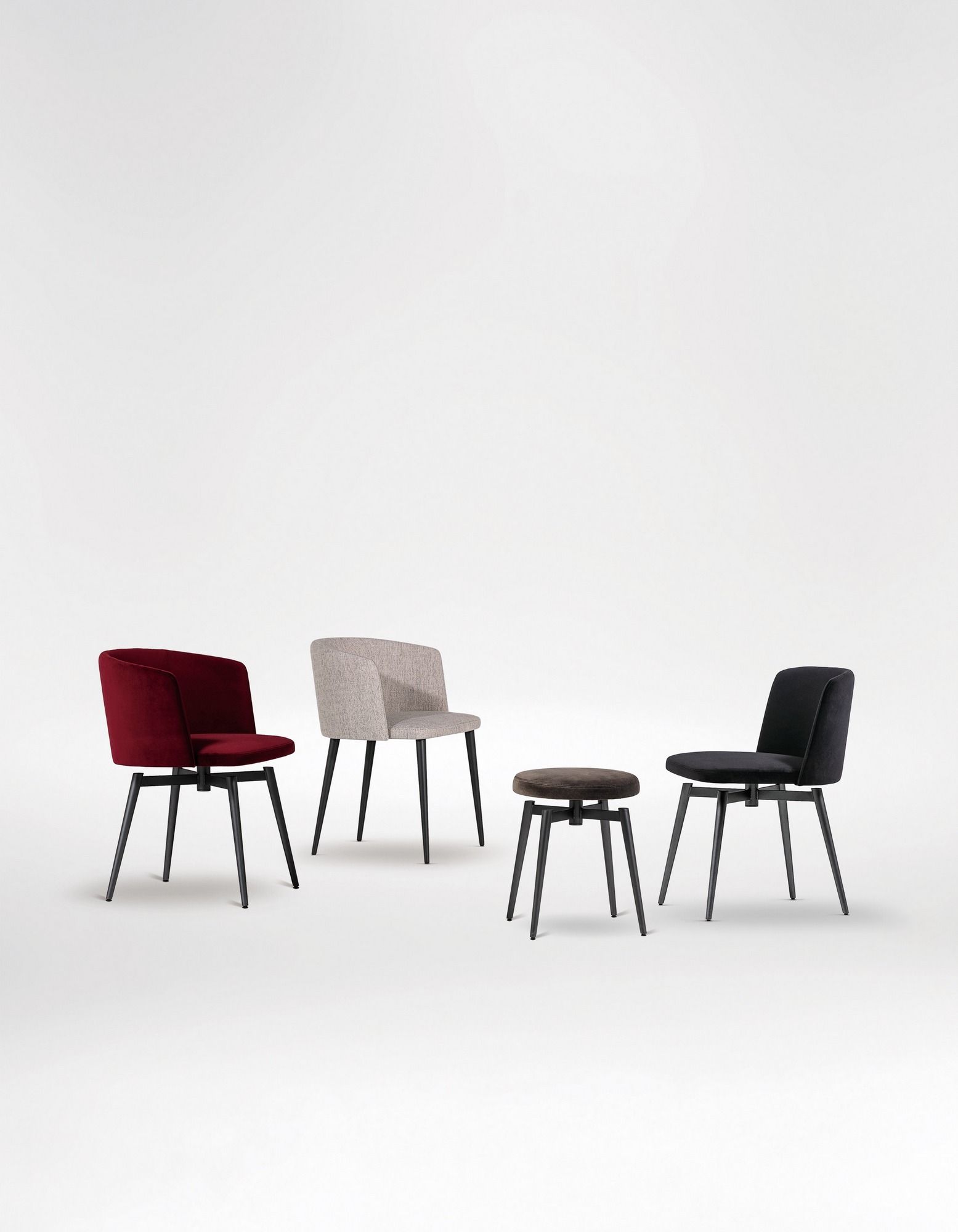 Низкая ткань мягкий стул CAMERICH BALLET ARCH-00150056 - Вид №1