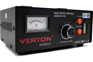 18280111 Зарядное устройство Energy ЗУ-10И 12 Вт, 4-70 А/ч 01.9670.9905 VERTON