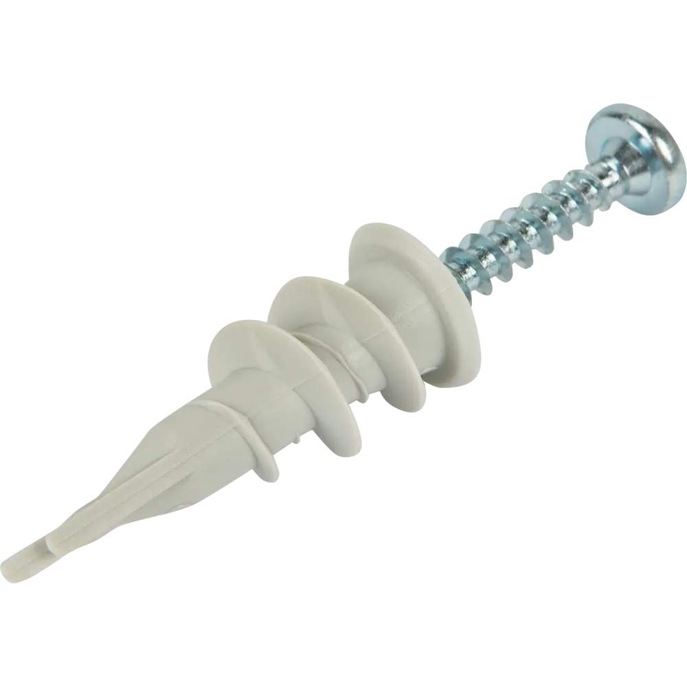 Дюбель нейлоновый Standers винтовой с шурупом 10 шт STLM-2209618 - Вид №1