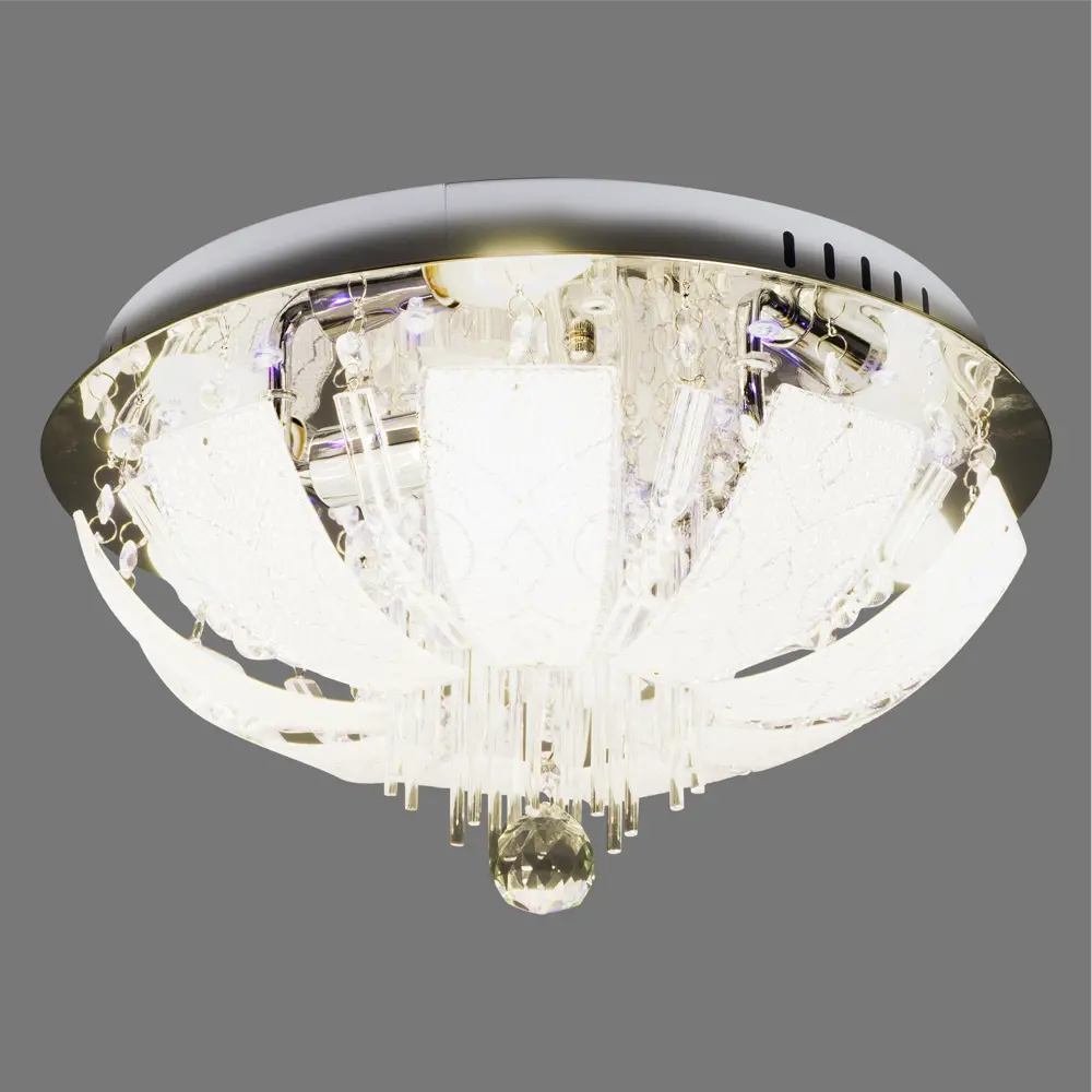 Люстра хрустальная подвесная Пари 4xE14x60 Вт, LED, металл/стекло, цвет хром WINK STLM-2074334 - Вид №16