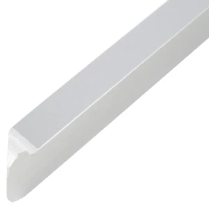 Планка угловая Н-образная R3 60x2.6 см для столешницы 2.6 см цвет матовый хром