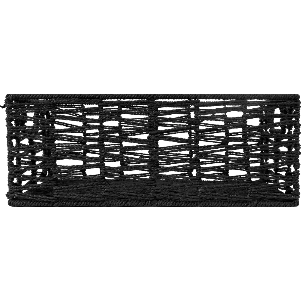 Корзина мягкая «Ажурная», 350x250x130 мм, 11 л, бамбук, цвет чёрный 82280870 STLM-2024195 Santreyd  - Вид №3
