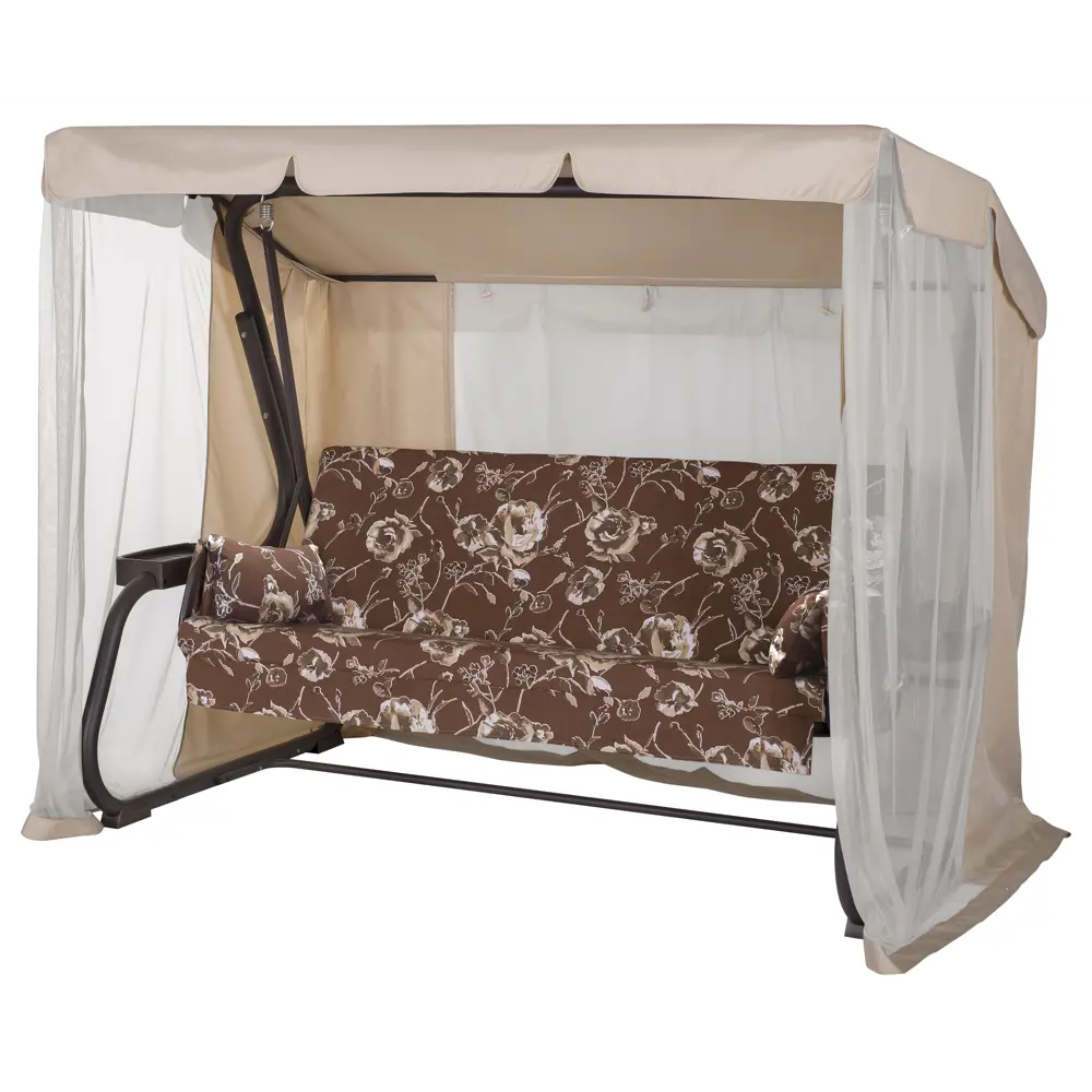 Качели садовые Удачная мебель Кения A54C.527 3-х местные (до 350 кг) нет STLM-2049388